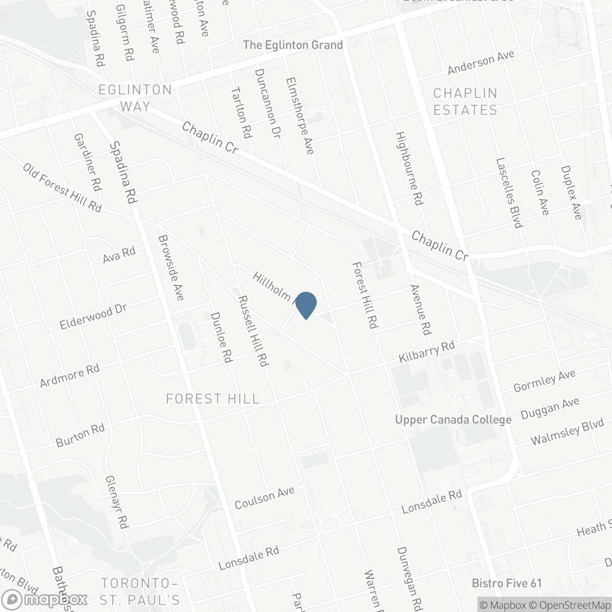 43 HILLHOLM ROAD, Toronto, Ontario M5P 1M4